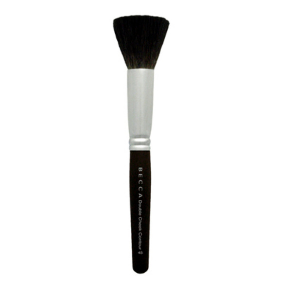 BECCA Double Cheek Contour Brush (45) NEW IN BOX
